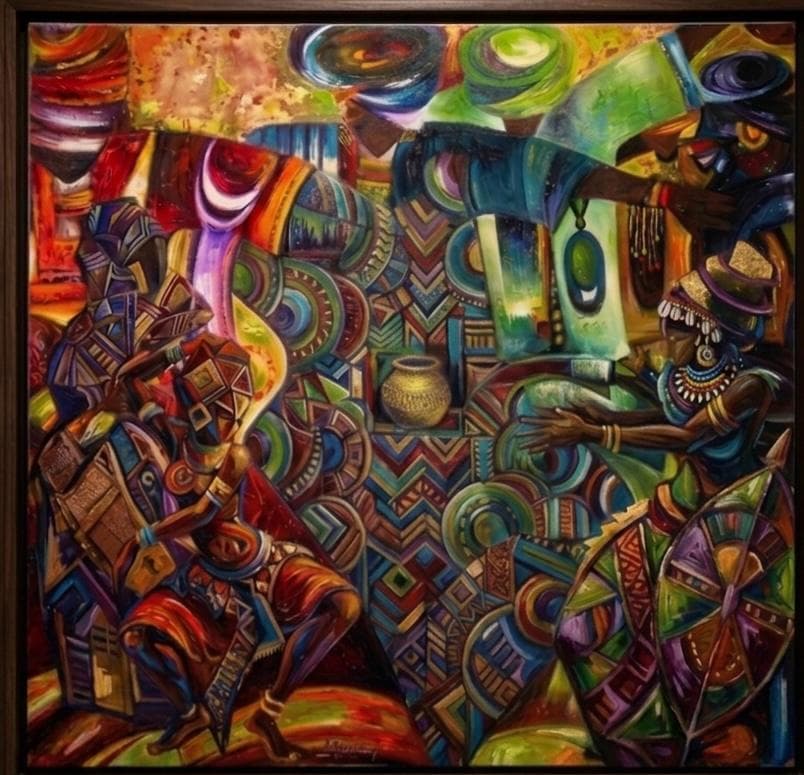 Heritage in Color — original painting by Joykenda Fine Arts Company