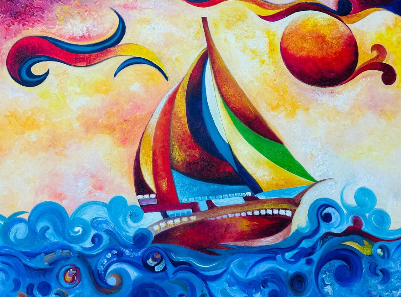 Joyful Voyage — original painting by Joykenda Fine Arts Company
