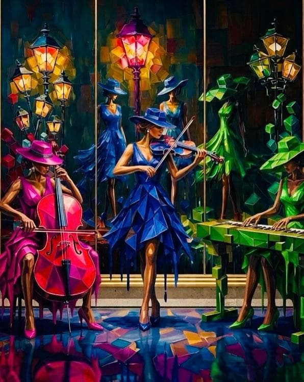 Midnight Symphony — original painting by Joykenda Fine Arts Company