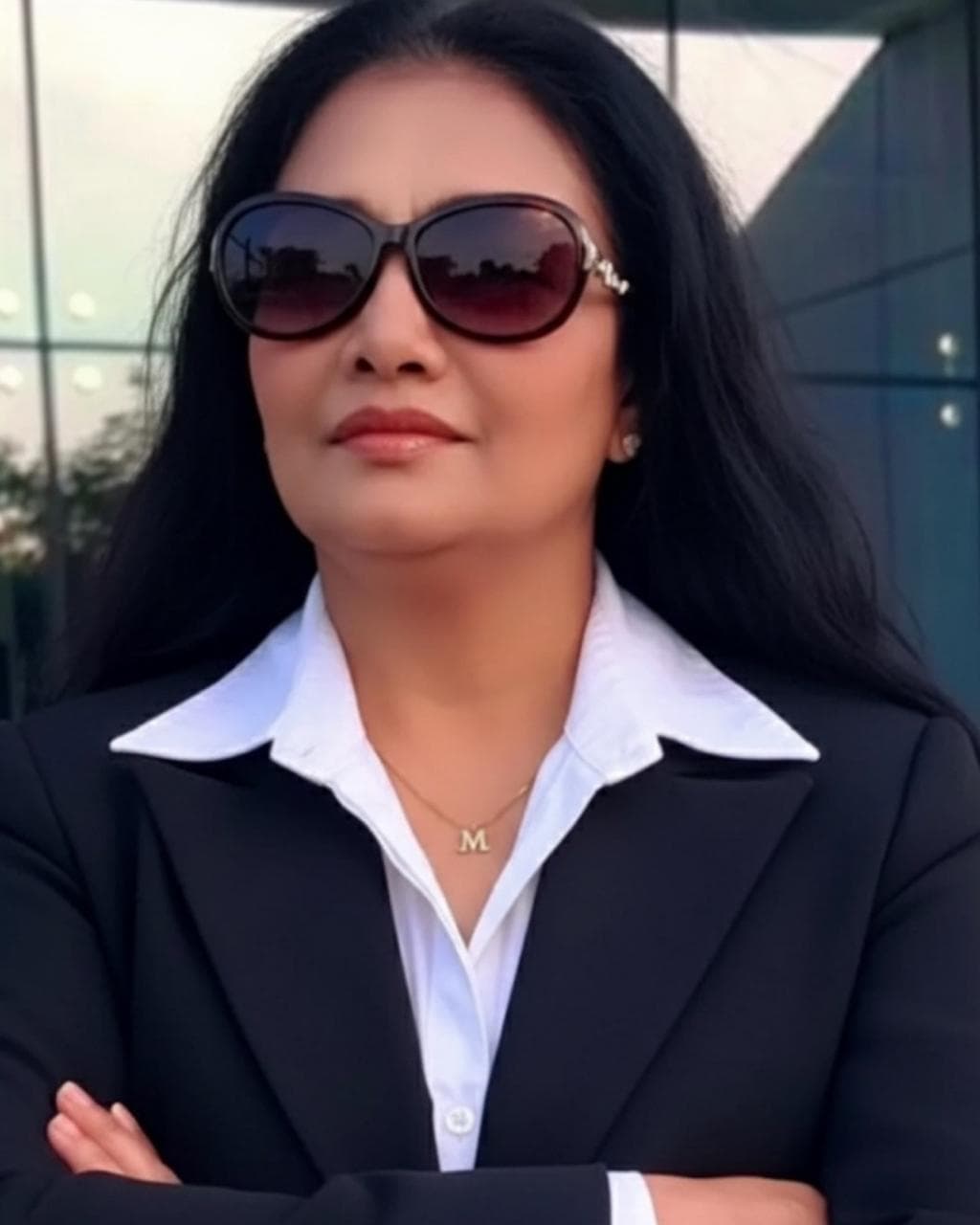 Portrait of Mona Jebali, founder of Joykenda Fine Arts Company